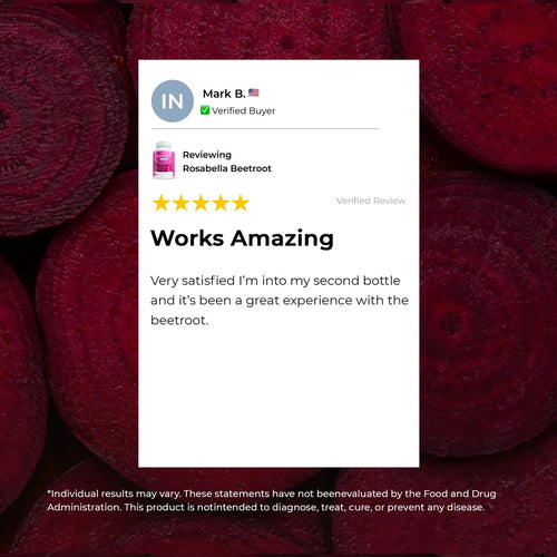 Rosabella Beetroot Capsules To Support Circulation And Vitality*